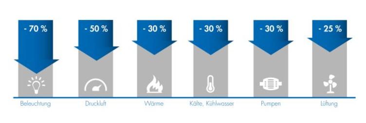 Bild vergrößern: Energieeffizienzpotentiale