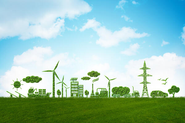 Bild vergrößern: Green industry environment